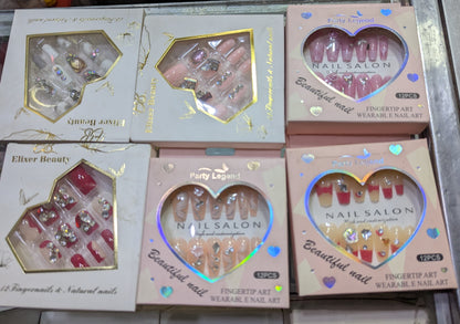 Champagne Cat Eye Wear Nail Wide Light Ice Tea Milk Tea Ice Flash Pure Nude Cat Eye Wear Nail. 2 Boxes,nail art designs
